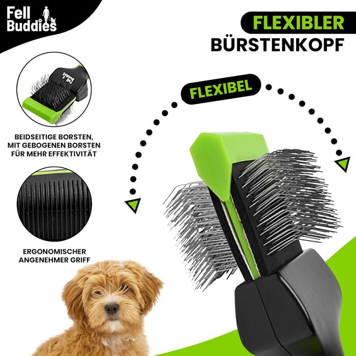 Професійна щітка для собак Zupfbürste: розплутування та догляд за шерстю | Зручне розчісування