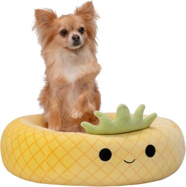 Ліжко для домашніх тварин Squishmallows Maui Ананас 50 см, офіційний плюш Jazwares, супер м'яке