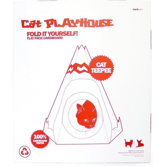 Котячий будиночок-кігтеточка з картону | Іграшка для котів | Котячий дім | Котячі меблі | Котяча кігтеточка Tipi