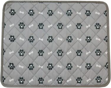 MISSMAO Клімат-матрац для собак, охолоджуючий килимок для тварин, неслизький, сірий, XXL (150x90 см)