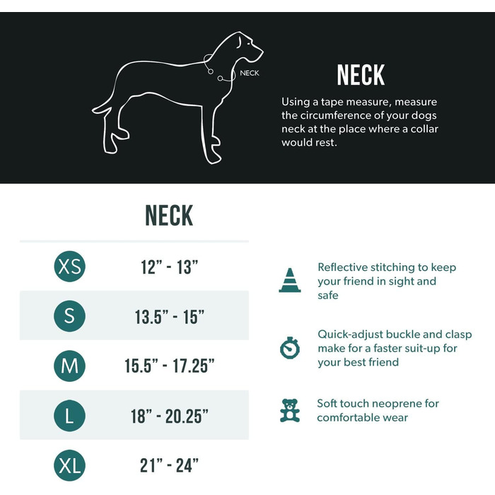 Нашийник для собак EzyDog, великий, середній, малий, середній, неопрен, водонепроникний, світловідбиваючий, рожевий (M, L 45-51 см)