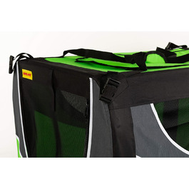 Транспортна переноска для собак CoolPet Box, 82x59x59 см, складана, зелена