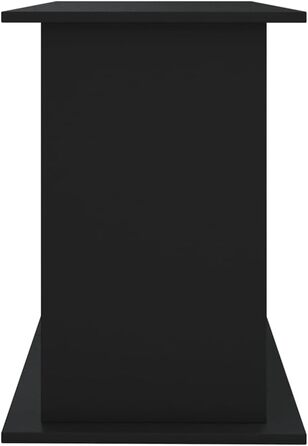 Тумба для акваріума Homgoday з полицями, чорна, 121x41x58 см, ДСП