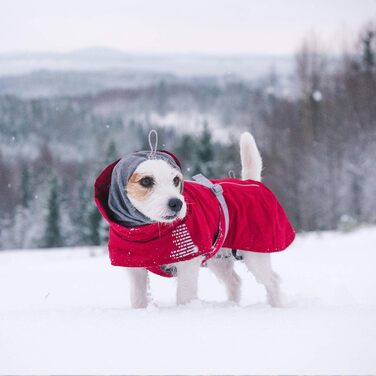 Теплий комбінезон для собак Hurtta Extreme Warmer, червоний, розмір 25