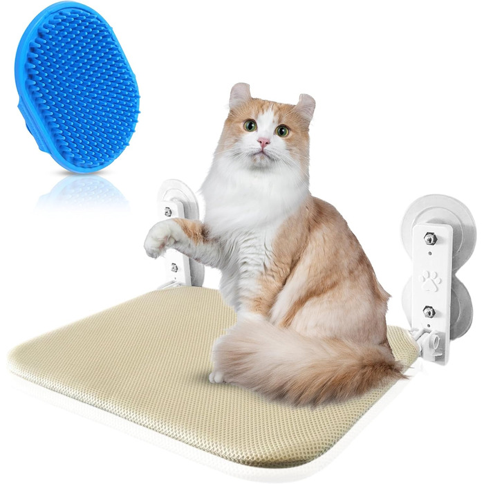 Гніздо-гамак для котів на вікно з присосками, складане ліжко для котів, міцний гамак для вікон, з подвійними присосками