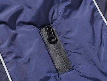 Флісова нашийникова стрічка JoyDaog для собак середніх порід, водонепроникна куртка для собак з бавовняної тканини для холодної зими (XL, Синій)