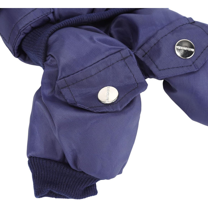 GLOGLOW Зимова куртка для собак, тепла, з капюшоном, для маленьких собак (S, блакитна)