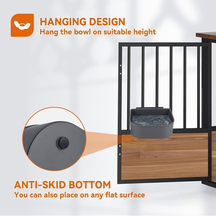 Підігріваний годівник для води для кроликів, котів, собак та птахів (1 л), сірий