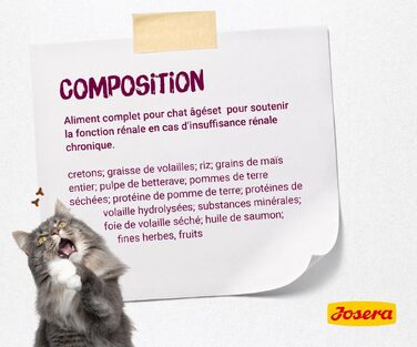 Сухий корм для літніх котів JOSERA Senior, без пшениці, 10 кг