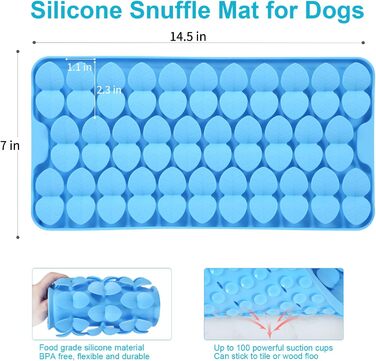 Силіконова пошукова килимок для собак (лист)