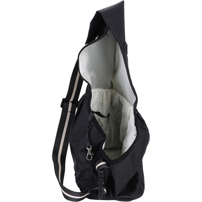 Сумка-переноска для собак та котів до 5 кг, чорна, з регульованим плечем, Oxford, для подорожей та прогулянок
