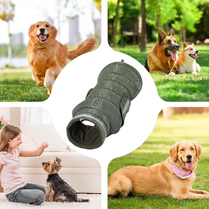 Водонепроникний зимовий теплий халат для собак з флісовою підкладкою, для маленьких, середніх та великих собак