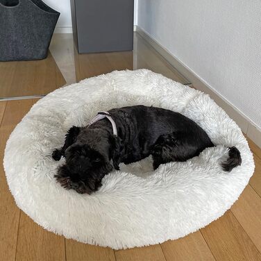 Ліжко для кота Nobby Donut Classic ESLA, бежеве, Ø 70 x 26 см