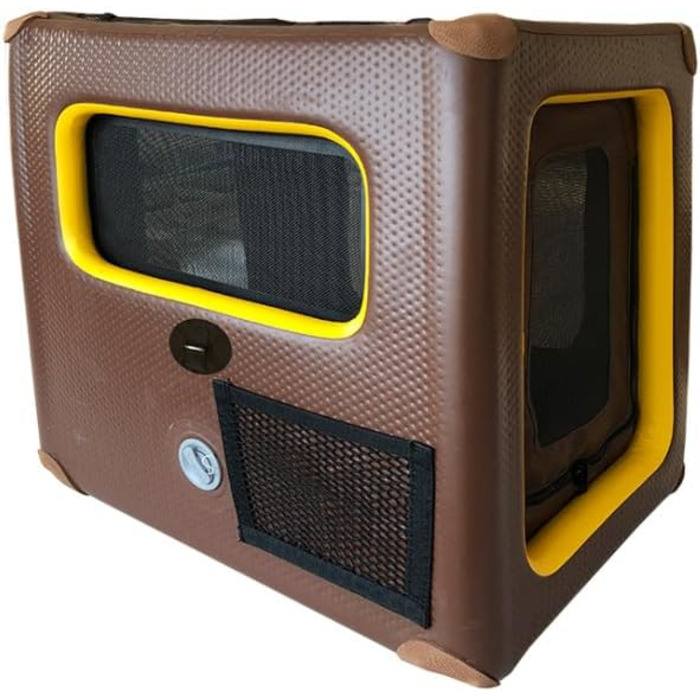 Транспортна переноска для собак Tami Backseat XS: переноска-клітка для автомобіля, автотранспортна коробка для собак, переноска для собак