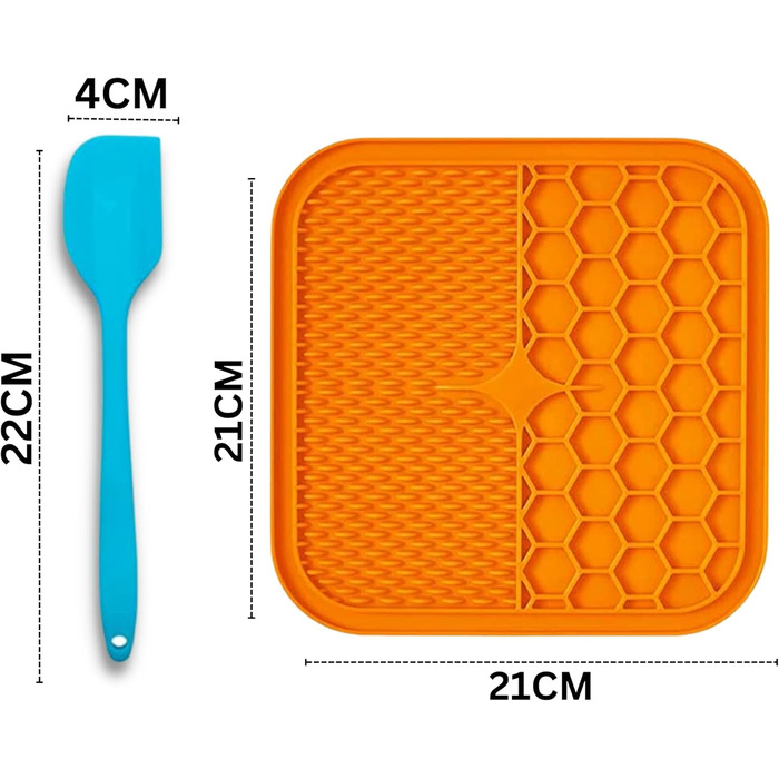 Лежак-іграшка для собак та котів Foodie Puppies: килимок для повільного годування з силікону з присоскою, IQ-іграшка, для всіх порід