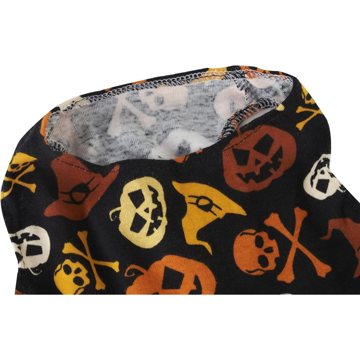 Костюм для собак на Хелловін: чорний череп з тюлевою спідницею, розмір L