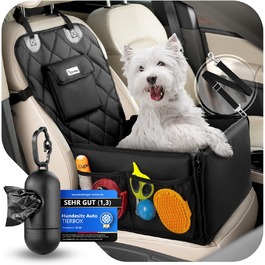 Автокрісло для собак з дозатором відходів - автокрісло для маленьких собак | Зручне та безпечне
