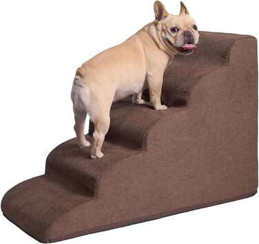 Сходинка для собак Galatée: зручна та стабільна, 5 сходинок, знімний, пральний чохол, протиковзка, для диванів, ліжок та авто