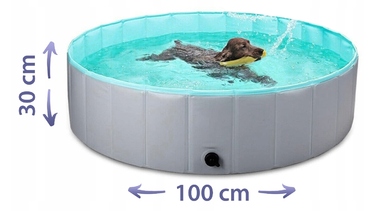 Складаний басейн-загін для собак та тварин XXL (100 см) для саду та двору