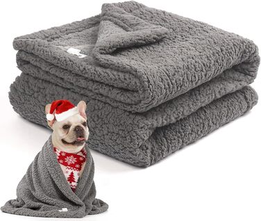 Водонепроникний коврик для собак Mora Pets Extra Dick & Super Warm - теплий та миючий коврик для великих собак, 203x152 см, сірий