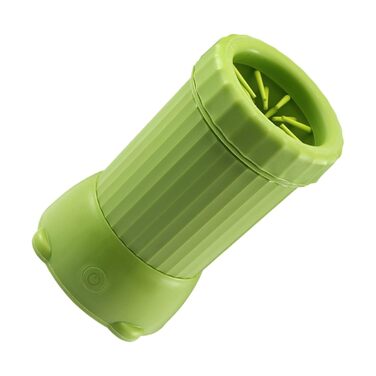 Автоматичний мийник лап для собак, USB, для дому та прогулянок, зелений