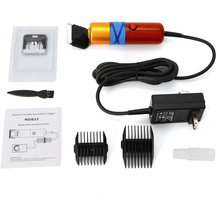 Професійна машинка для стрижки собак, котів та інших тварин, 200W. Електрична шерхорізка для собак, котів, кроликів, мулів та коней
