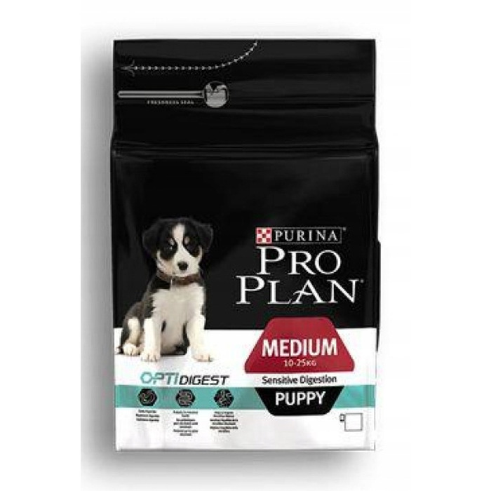Корм PRO PLAN Puppy для цуценят середніх порід із чутливим травленням, ягня, 3 кг