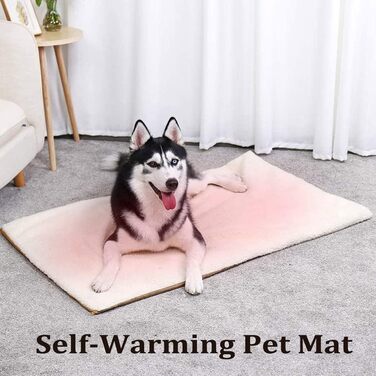 Самогріючі подушки для домашніх тварин GGoty, тепле ліжко для котів та собак, неслизьке покриття, 2 шт., білий