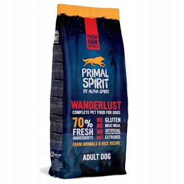 Сухий корм для собак Primal Spirit Wanderlust 70% м'яса, 12 кг
