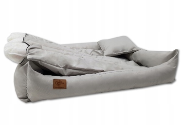 Плюшевий диван для собак Odol, чорний, 120 см x 90 см