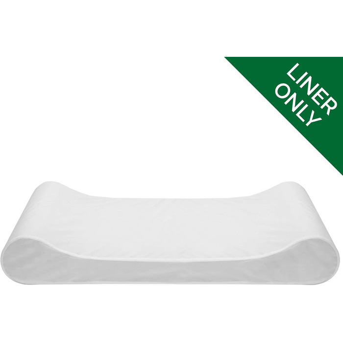 Ортопедичне ліжко для собак Furhaven великих порід знімний, пральний чохол, до 34 кг – Minky Plüsch & Samt Luxe, сірий колір, Jumbo/XL, 91 x 61 x 1 см