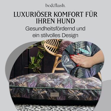 Аттіас Hundekissen: Лежанка для собак, зручна та стильна, з неслизьким покриттям (M, Max)
