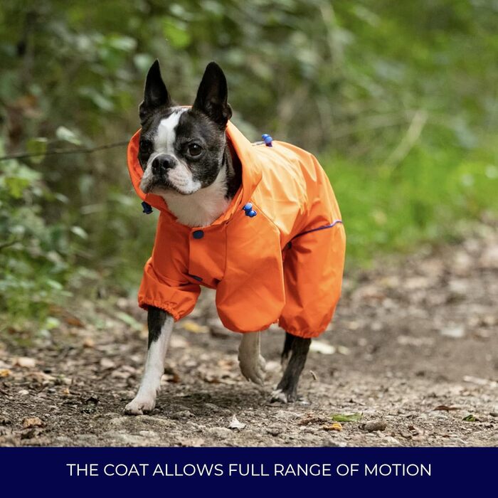 Вітрозахисна куртка для собак Hugo & Hudson, капелюшок, зимовий теплий одяг, помаранчевий, M50