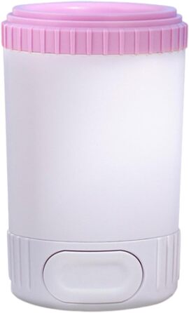 Миска-мийка для лап собаки, мийка для лап, мийка для лап собак - Автоматична силіконова щітка для чищення лап домашніх тварин, інструмент для догляду за тваринами (Рожева)