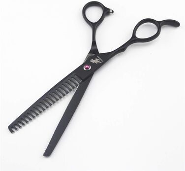 Набір для грумінгу тварин LIUSU: професійний набір ножиць для догляду за собаками та котами (7 дюймів), прямі, фінішні, вигнуті ножиці для лівшів