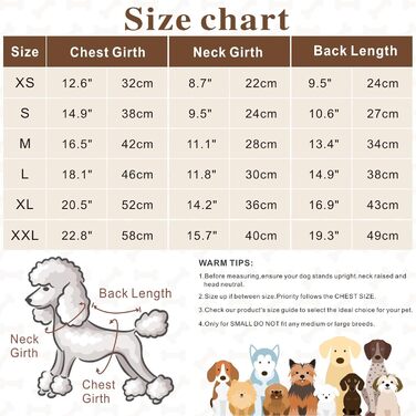 Теплий собачий світшот Mosukoirl з кишенею для маленьких та середніх собак і котів (Чіхуахуа, Тедді) - Кaki/Braun