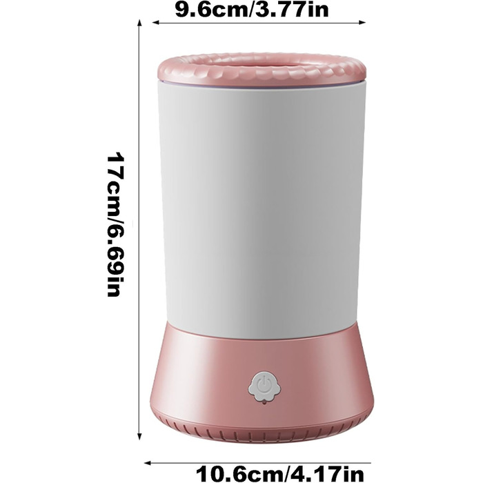 Автоматичний очисник лап для собак – USB, середній та великий розмір, білий рожевий, м'який силікон