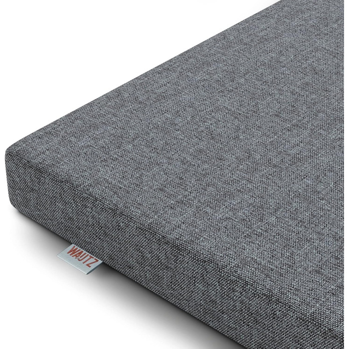 Килимок для собак Leo 60x100 см, кошик для собак з знімним поліестерним покриттям, м'який наповнювач, миється, 100x60x5 см, килимок для собак, лежанка для собак, ліжко для цуценят, антрацит