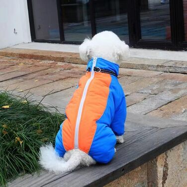 Водонепроникний зимовий одяг для собак, тепла флісова жилетка, зимовий одяг для собак, для маленьких собак, цуценят (A, 28)