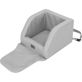 Автомобільний лежак для собак, переноска, корзина для собак, лежанка для котів, для маленьких собак, штучна шкіра, 46x46x31 см