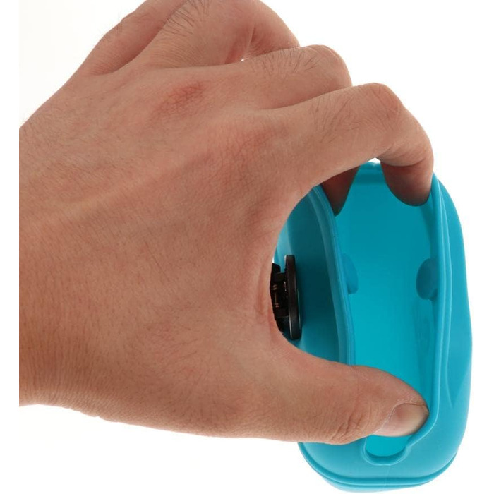 Сумка для дресирування собак з силікону, блакитна. Зручна для винагороди та перенесення ласощів. З кріпленням на ремінь. 3 кольори на вибір.