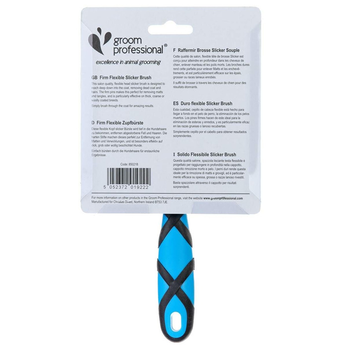 Двостороння гнучка щітка-щітка для собак GROOM PROFESSIONAL - для вичісування та догляду за шерстю