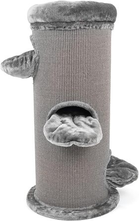 Котячий будиночок та когтеточка Olivia - антрацит, 40x40x100 см