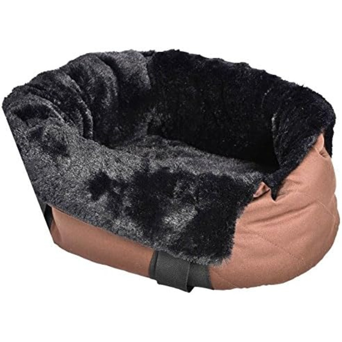 Транспортна сумка для собак Bobby, м'яка, чорна (багатокольорова, 40 см)