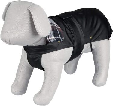 Водонепроникний дощовик для собак TRIXIE 'Paris', чорний, розмір S (33-36 см)