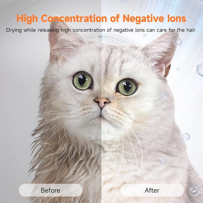 Сушарка для тварин 62L з УФ стерилізацією, автоматична бокс-сушарка для собак та котів, низький шум, таймер та контроль температури