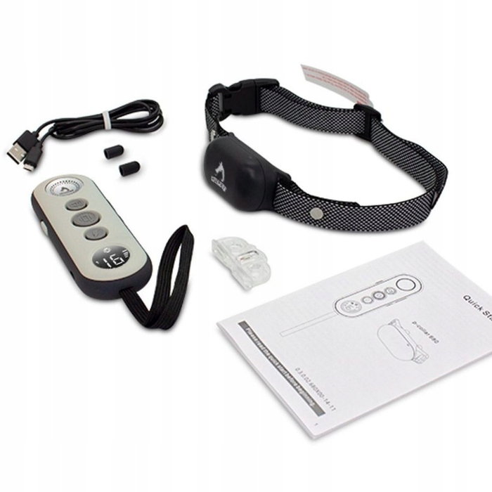 Навчальний електричний нашийник для собак з пультом керування, радіус 300м