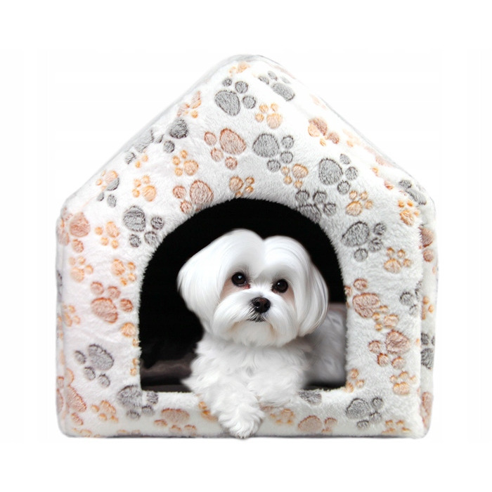 Будиночок-ліжечко для маленьких собак: затишна будка та м'яке місце для відпочинку