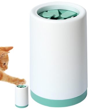 Набір для миття лап собак – силіконовий мийник лап з щіткою, для собак малих, середніх та великих порід