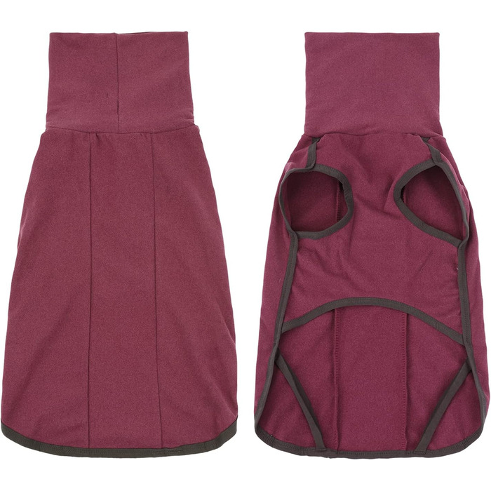 Світшот для собак Heywean з флісу, теплий пуловер для маленьких та середніх собак, одяг для домашнього та зовнішнього використання, колір бордовий (M, 1 шт.)